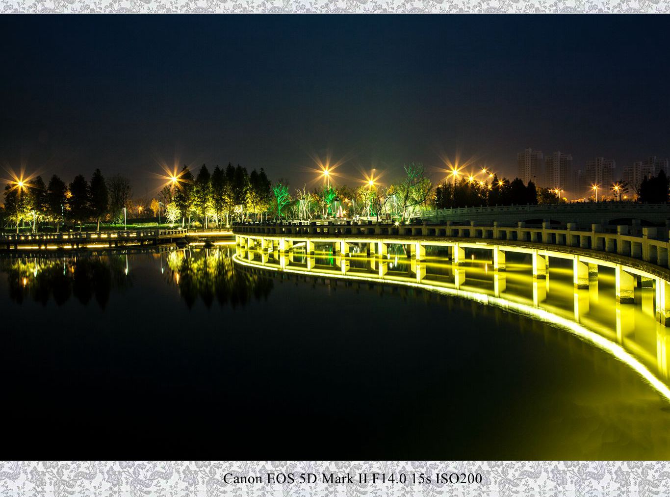 天镜湖夜景