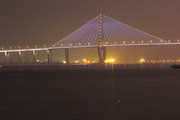 夜幕下的海湾大桥