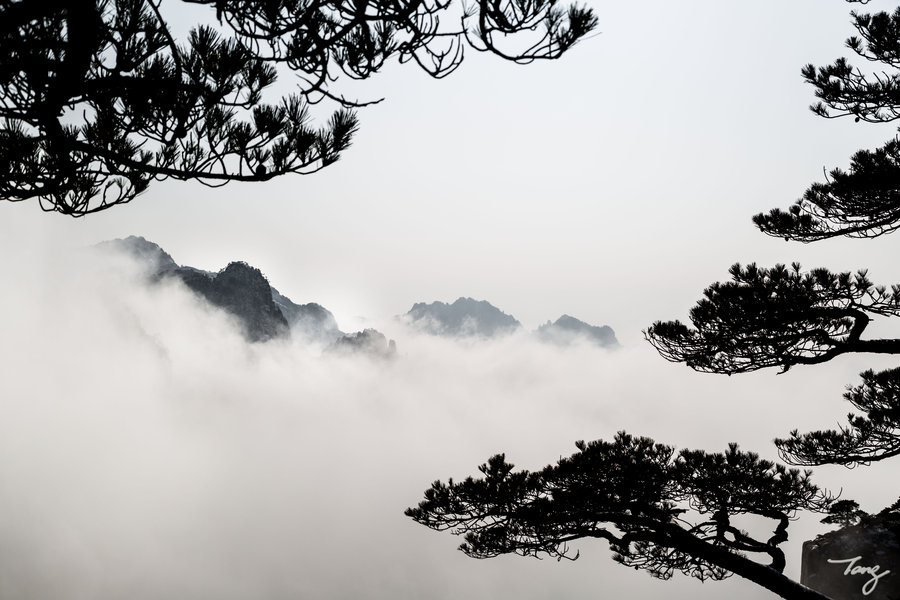 【冬日黄山雪景摄影图片】风光摄影