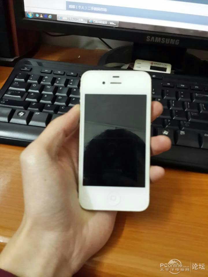 广州地区出售可以平刷5.1.1白色4S_二手手机论