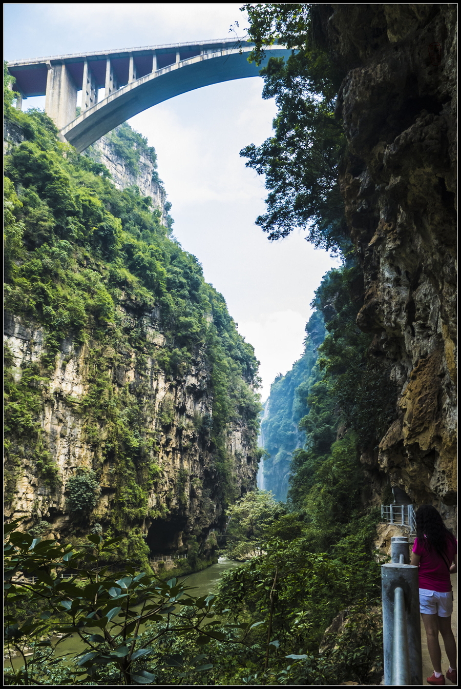 贵州兴义马岭河峡谷风光