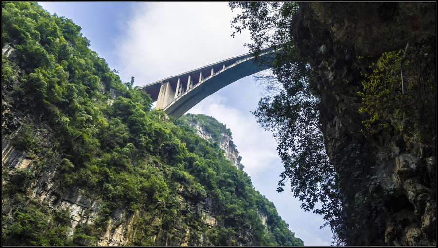 贵州兴义马岭河峡谷风光