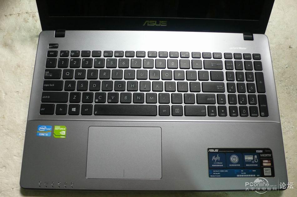 出台样机成色ASUS X550V\/I5\/3230\/4G\/500G\/