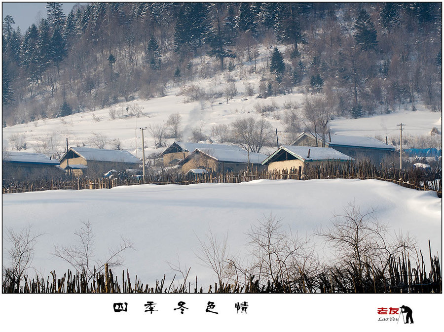 【东北农村的冬天摄影图片】风光旅游摄影