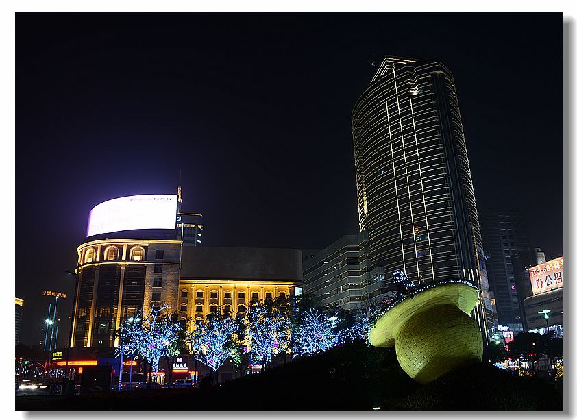 宁波银泰百货夜景欣赏