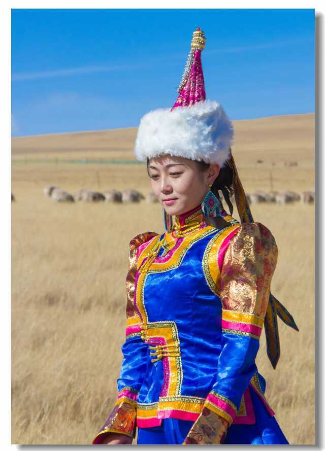 【蒙古族姑娘摄影图片】人像摄影