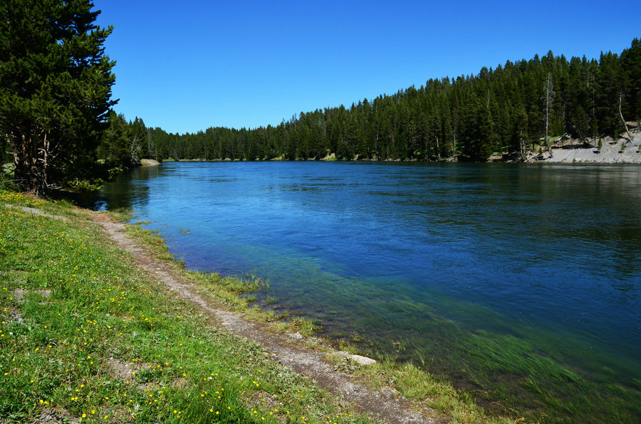 山清水秀风景如画—美国黄石公园美景