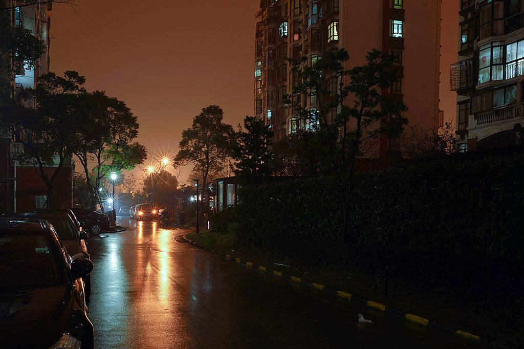 雨停了