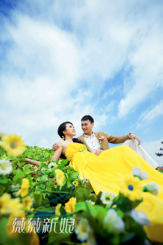 青岛旅游婚纱摄影 一起看花开花落,云卷云舒 摄