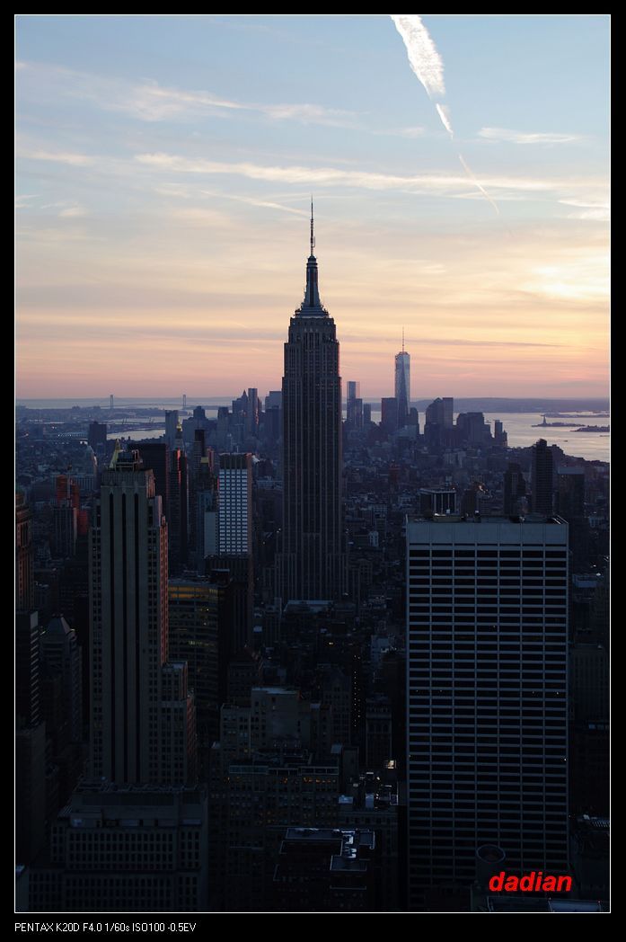 【美国东部游最后一站纽约--洛克菲勒大厦观景