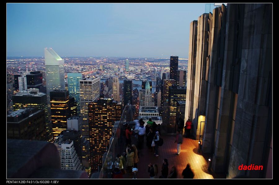 美国东部游最后一站纽约--洛克菲勒大厦观景台