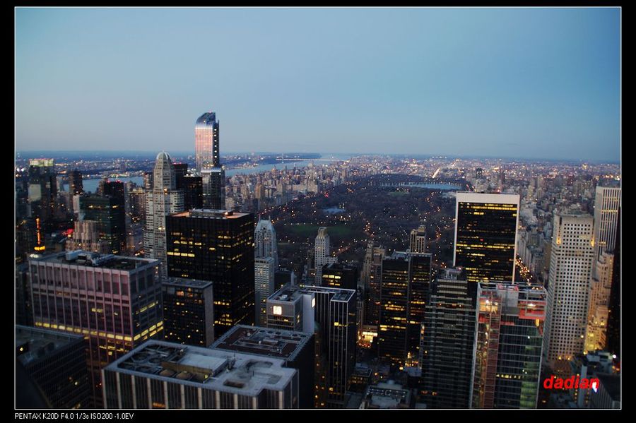 美国东部游最后一站纽约--洛克菲勒大厦观景台