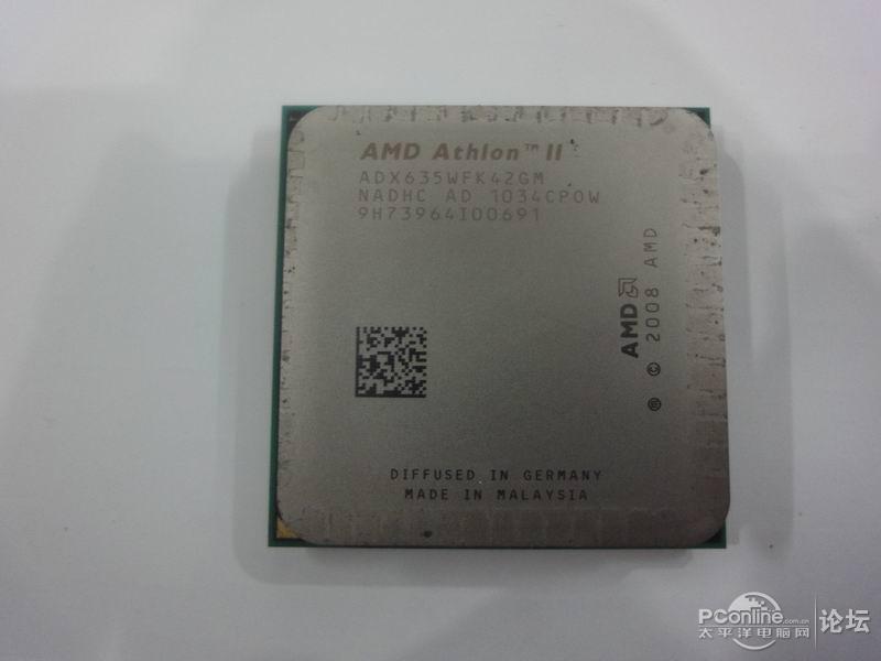 AMD AthlonII 四核 X4 635 CPU,主频2.9GHz_二