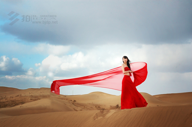 【沙漠那一抹红--北京个人写真(多拍IDEA)摄影