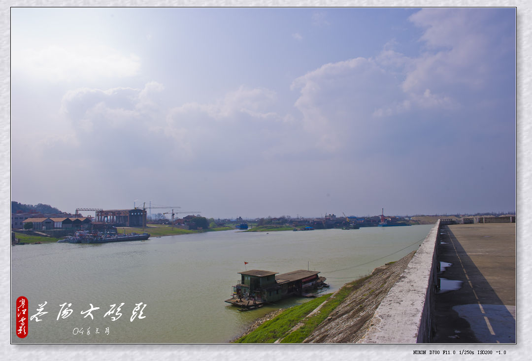 湖南益阳大码头沿江风光带