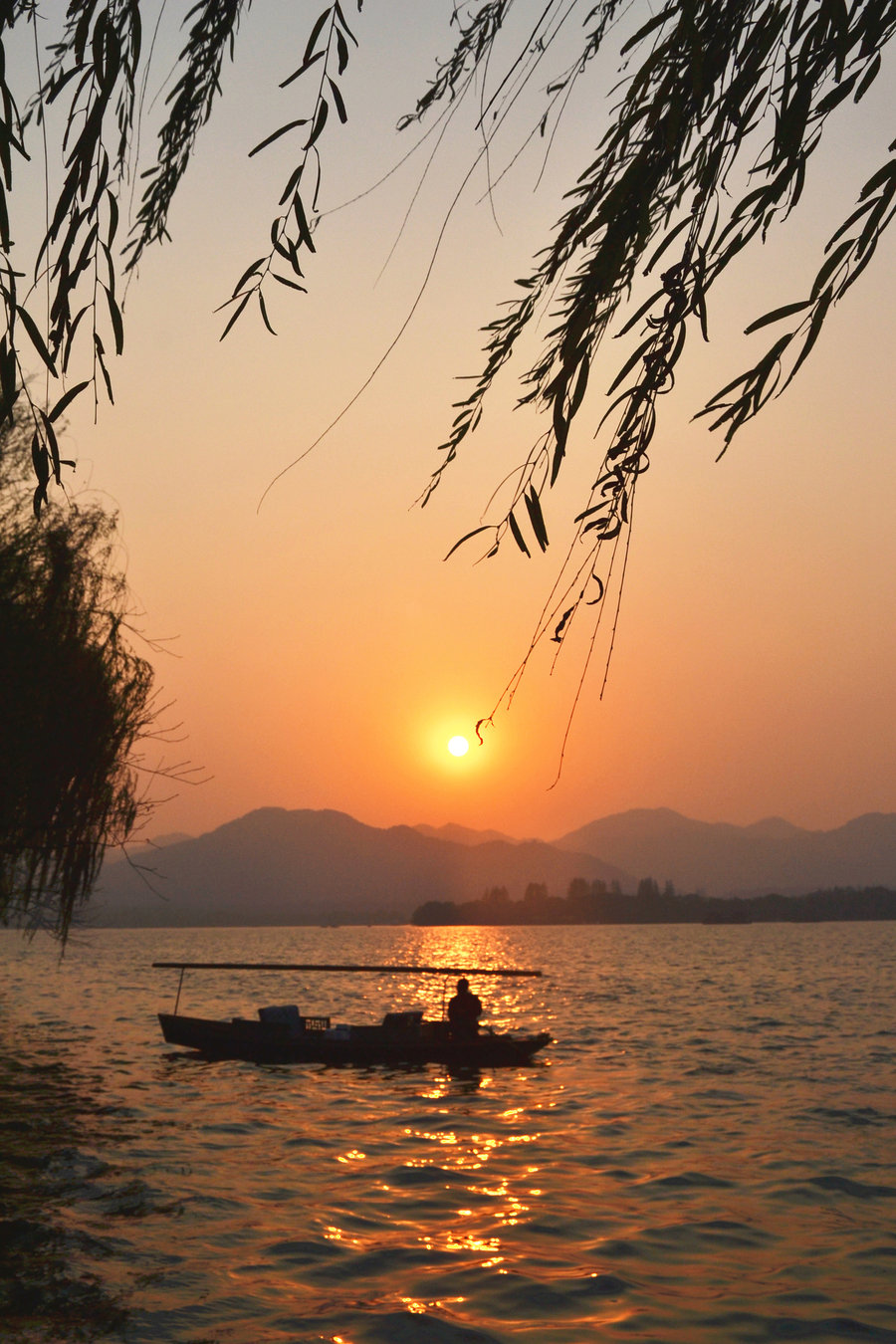 —————— 杭州西湖 ? 夕阳 ——————