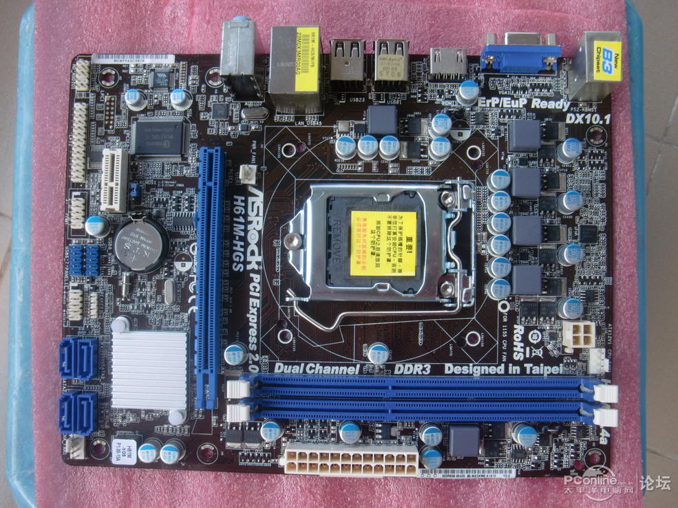 华擎(Asrock)H61M-HGS 主板(Intel H61\/LGA 1