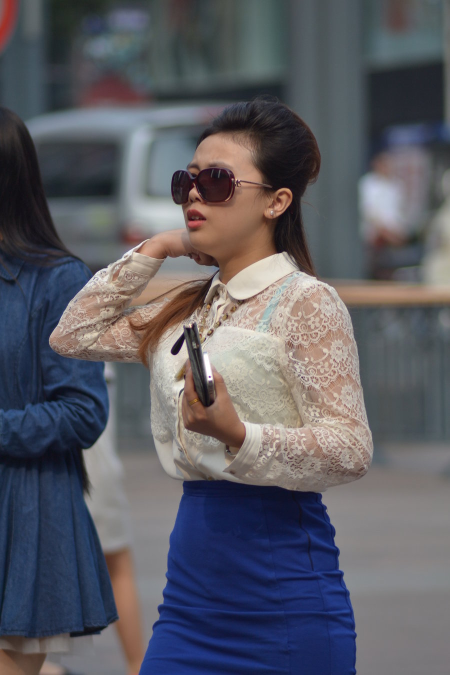 【北城天街扫街回来，摄影图片】人像摄影_太平洋电脑网摄影部落