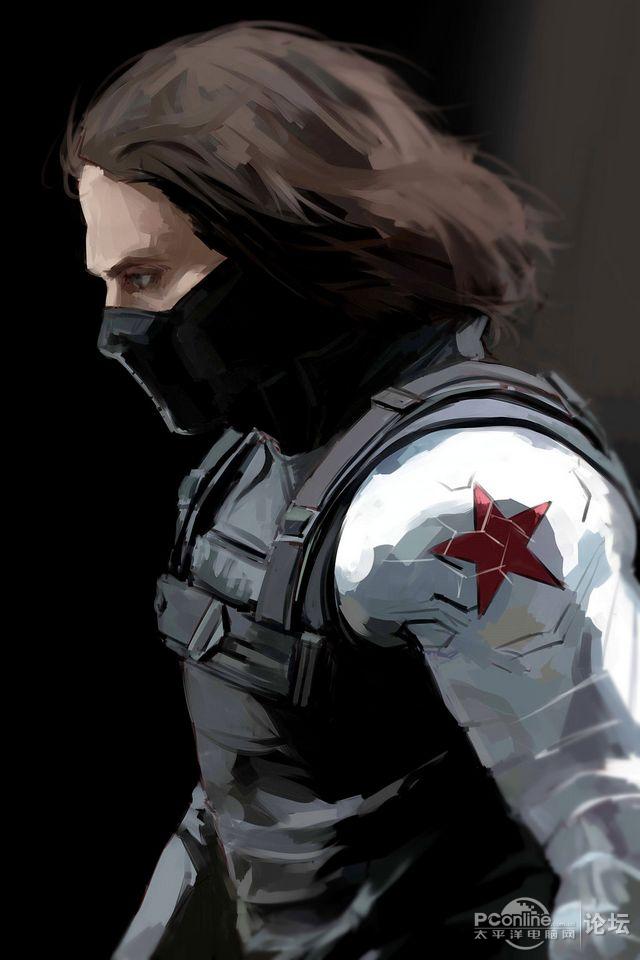 冬兵winter solider iphone 4s壁纸 第一辑