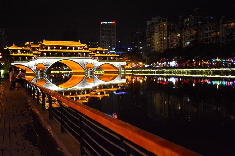 【成都的夜,美丽的景.摄影图片】风光旅游摄影