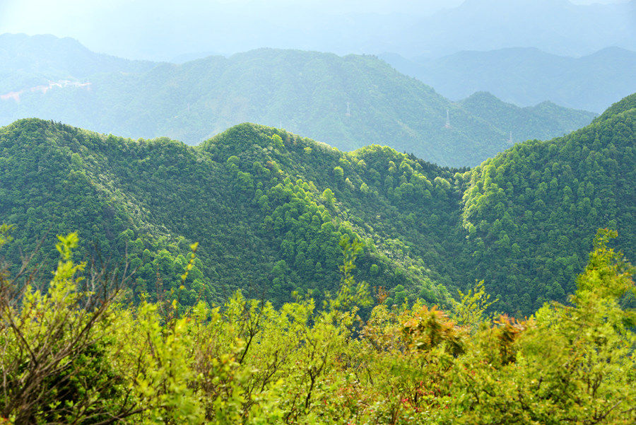 湖南省新化县大熊山九龙峰高山风光