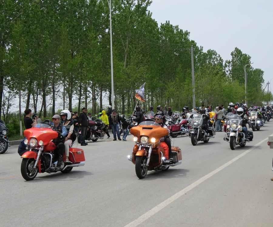 【千里走丹骑之全国摩托车丹东聚会摄影图片