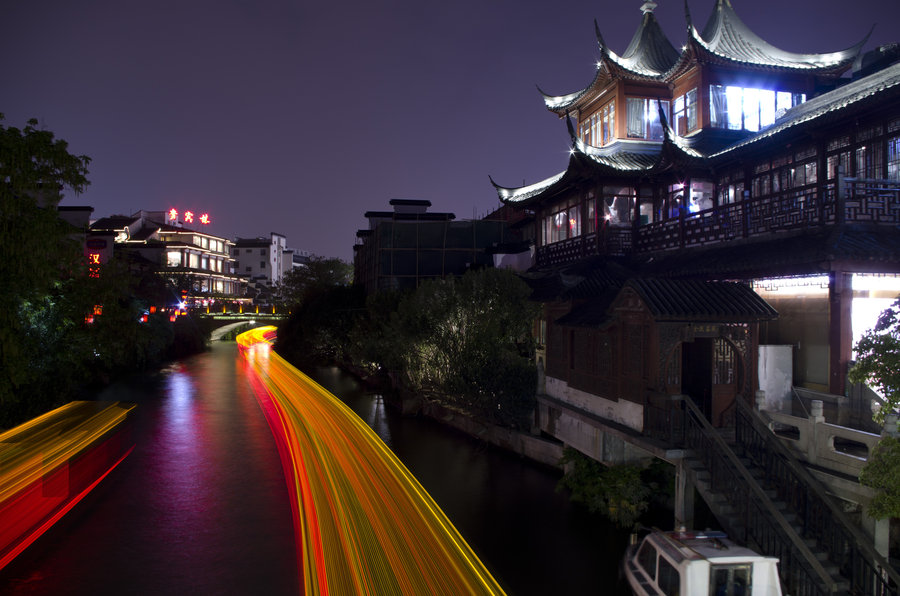 南京秦淮河-夜景