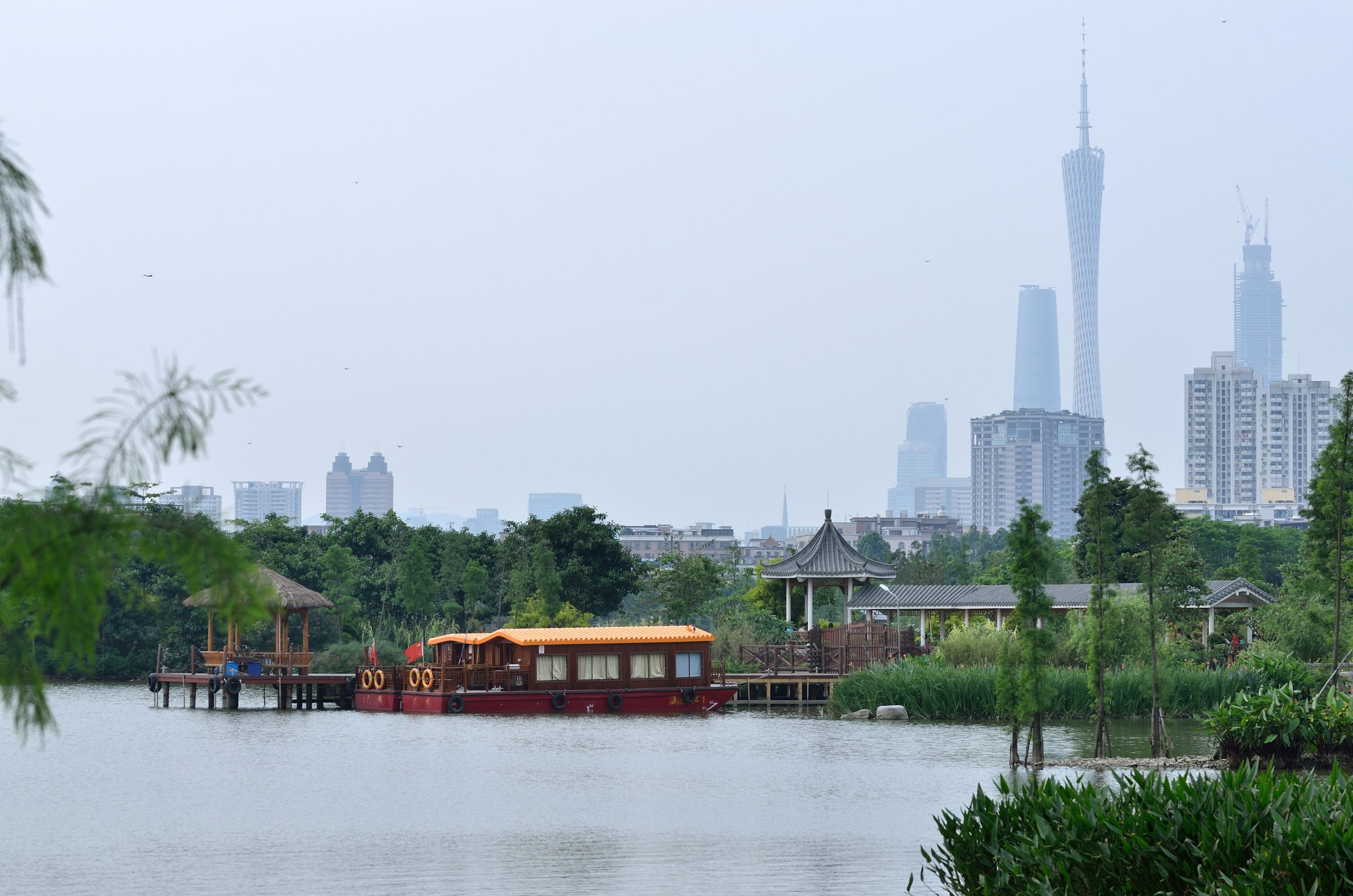 广州海珠湖小景