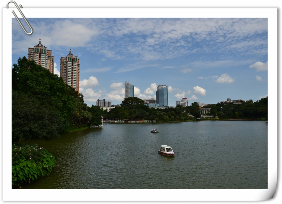 五邑侨乡~~东湖景色!