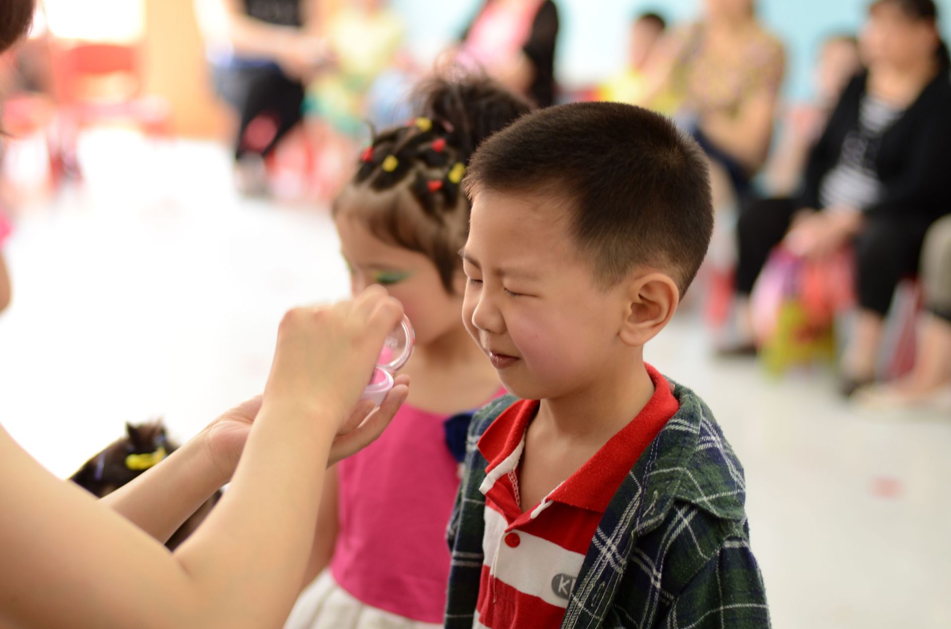 幼儿园 纪实 化妆
