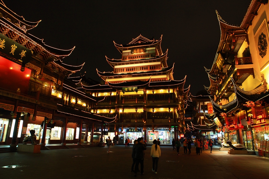 走过繁华大地-上海夜游记