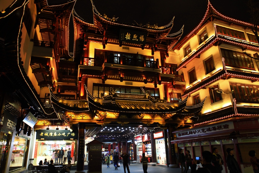 走过繁华大地-上海夜游记