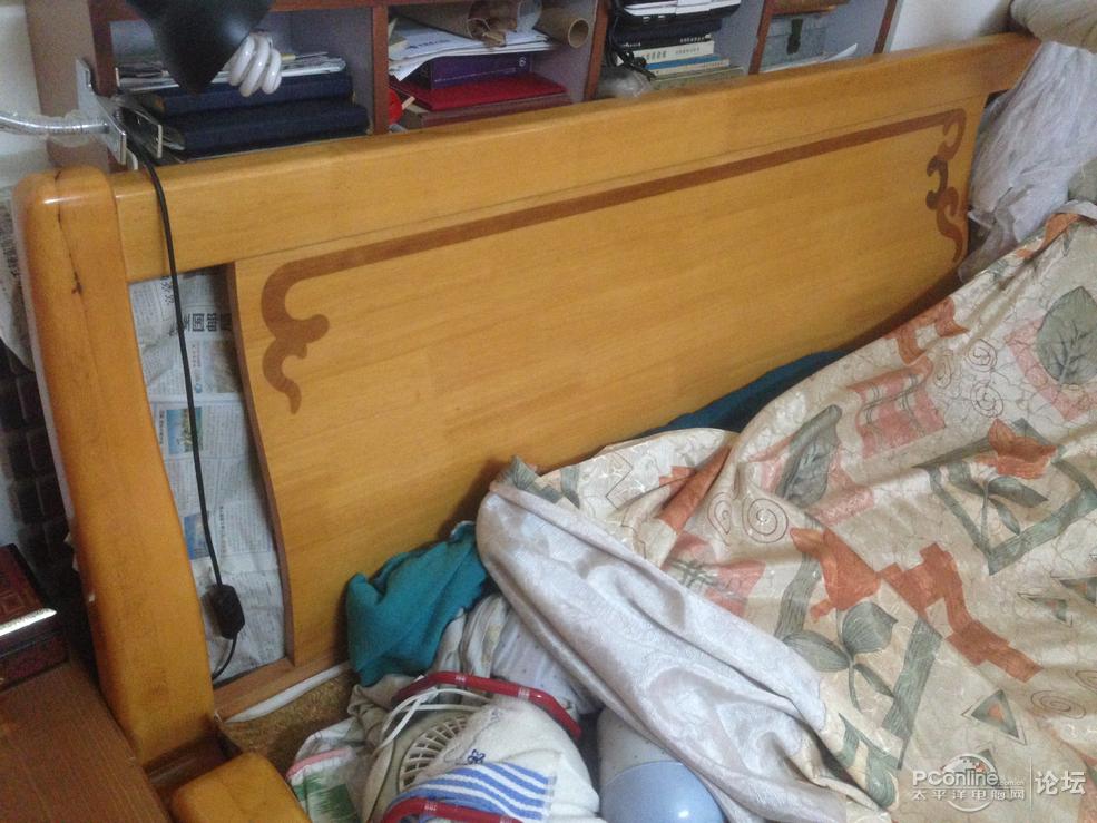 [广州自提]自用半年的联邦家私实木双人床,内尺