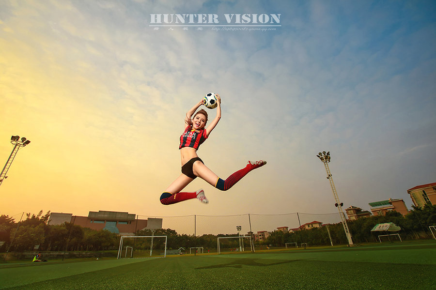 【【猎人-视觉】-足球美眉摄影图片】人像摄影