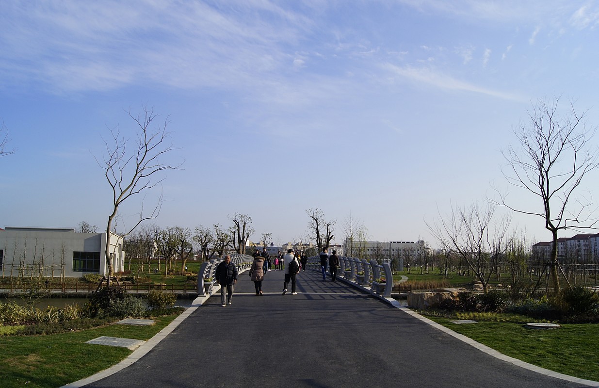 2023闵行滨江湿地公园游玩攻略,风景很美，环境安静，古桥很... 【去哪儿攻略】