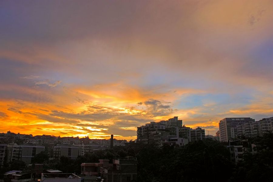 雨后晚霞