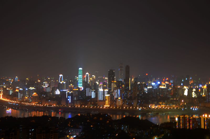 美丽的重庆夜景