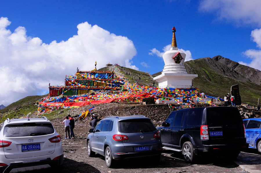 康定折多山风光