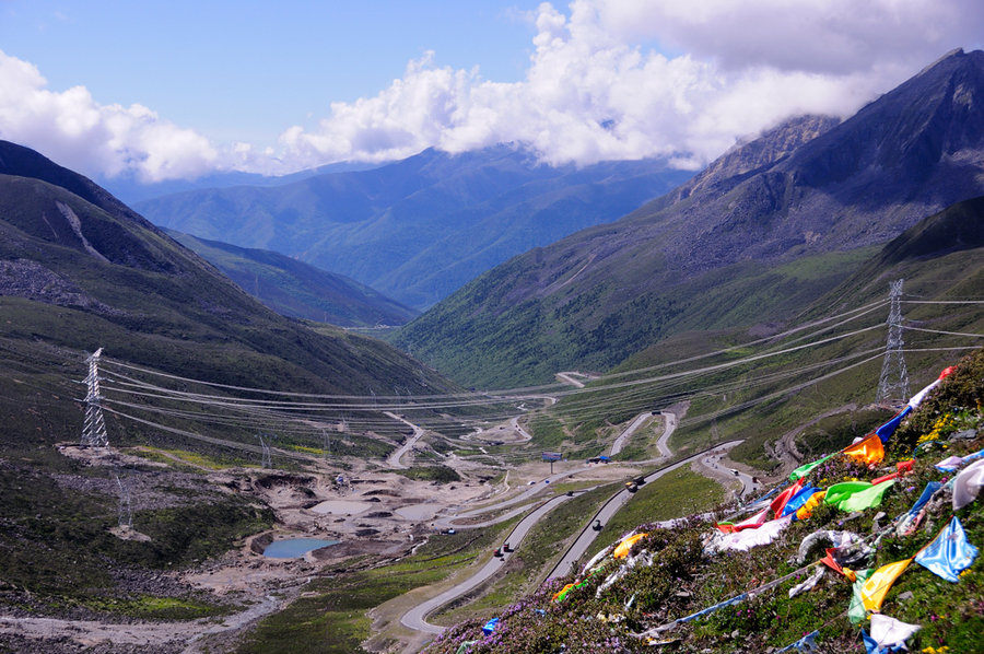 康定折多山风光