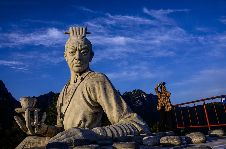 山西永济五老峰(2):棋盘峰