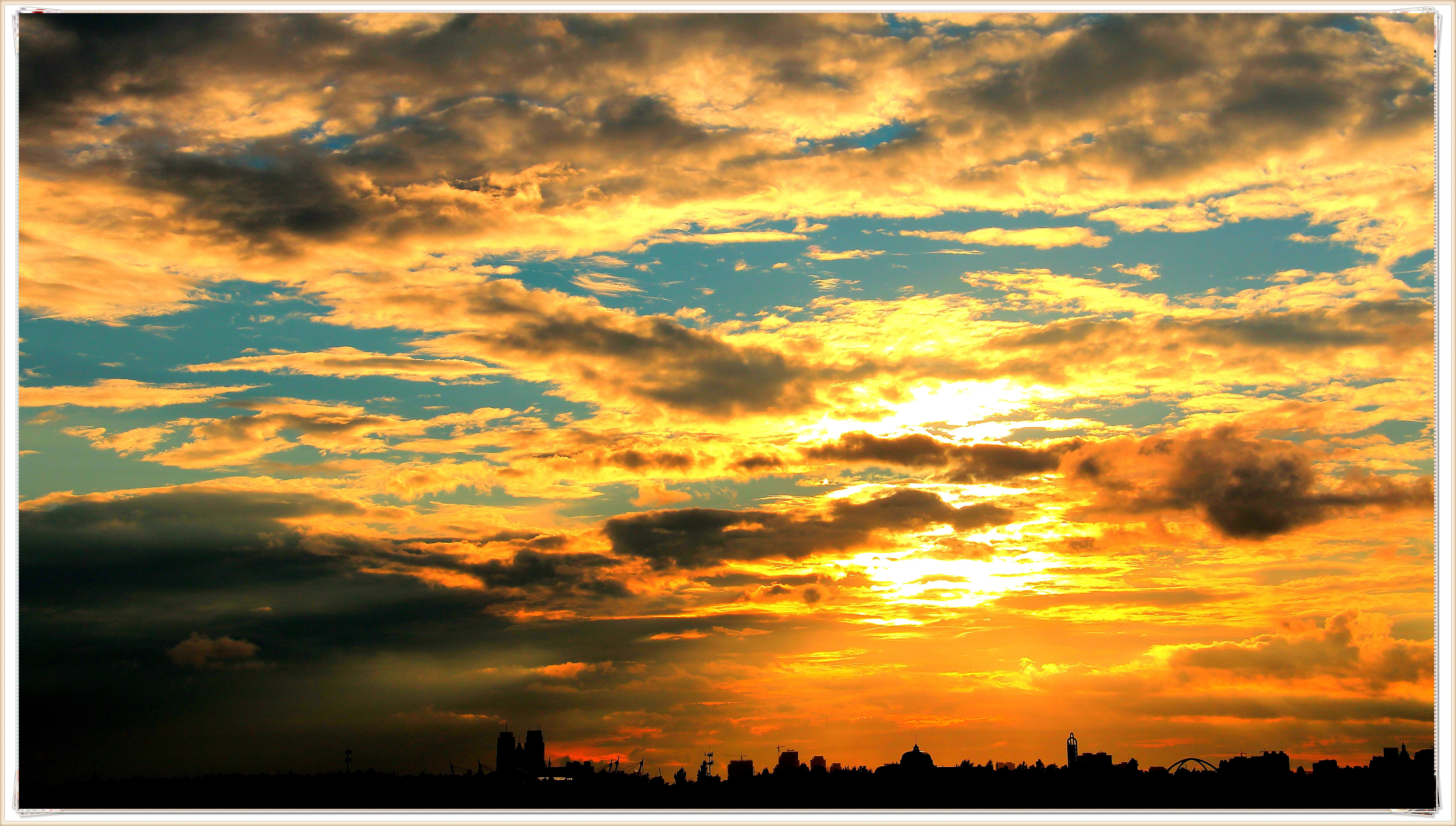 雨后夕阳分为妖娆