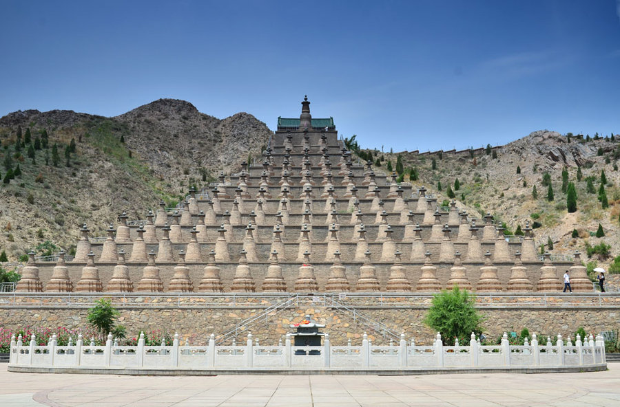 旅游纪实图片 西北游踪>(11)--宁夏银川 青铜峡108塔