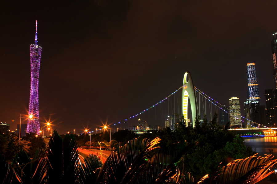 夜蒲广州琶醍江景