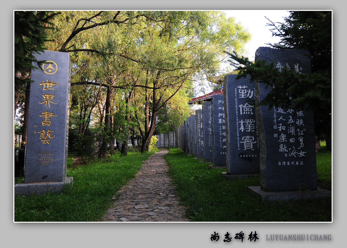 【路远水长】中国传统文化的艺术长廊--尚志碑林