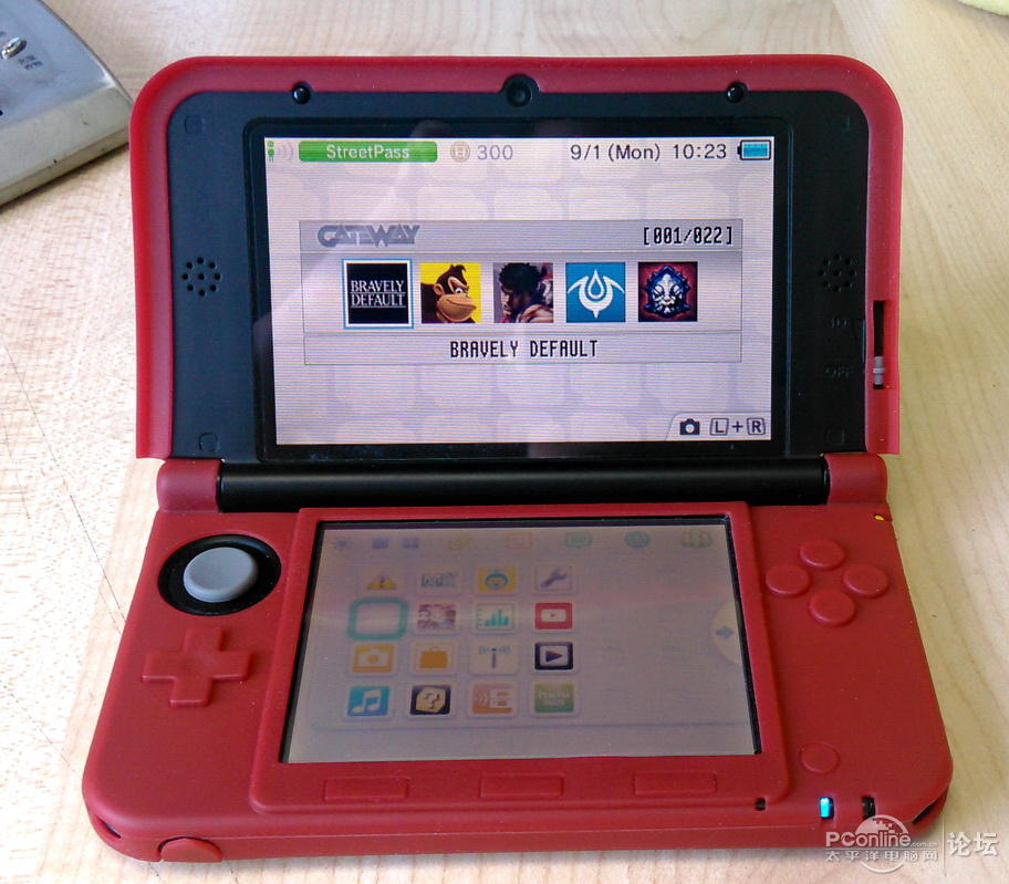 出售9成新美版破解3DSXL,内核4.4版,GW红蓝