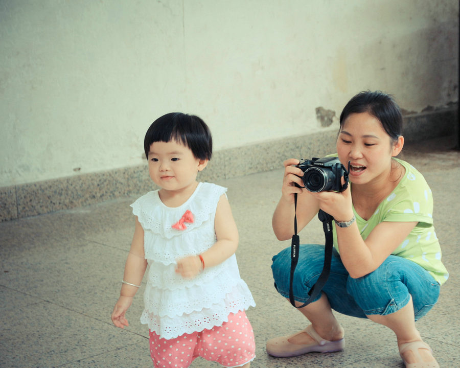 【小胖妹和她的小盆友摄影图片】人像摄影