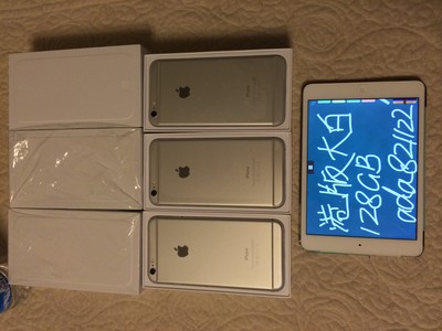 番禺广场出售iphone6plus128GB银白色3台