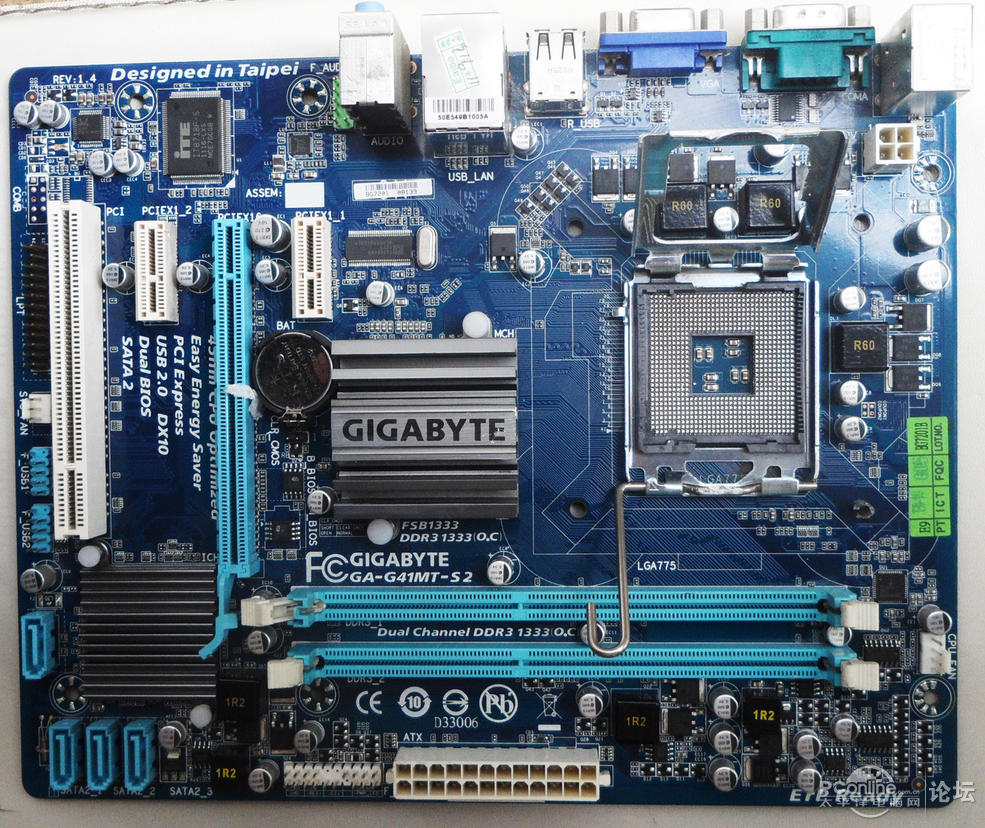 技嘉g41mt-s2主板的插槽能插得了盈驰gt440 1g ddr5的