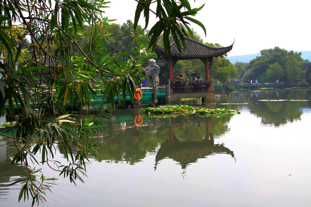 杭州西湖湖心岛美丽风光