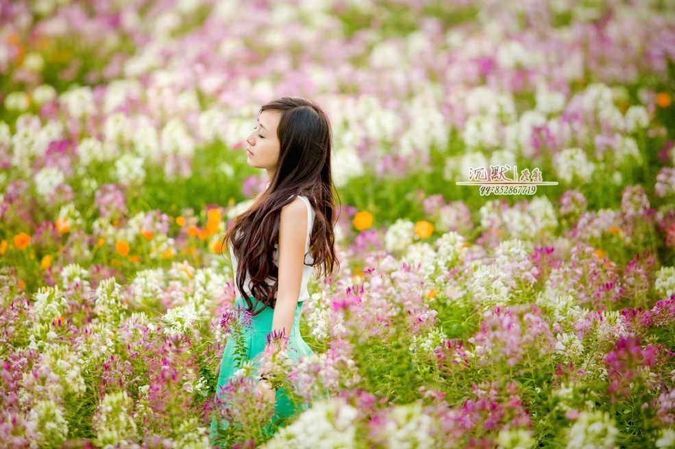 格桑回忆——花海人像